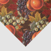 Herfst bladeren druiven en appels - overvloedige o tissuepapier (Detail)