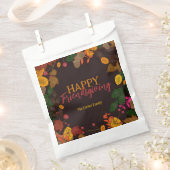 Herfst bladeren eikels bessen happy friendsgiving bedankzakje (Geknipt)