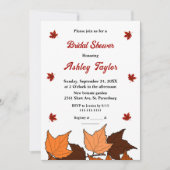 Herfst bladeren Elegant Romantisch Herfst Vrijgeze Kaart (Voorkant)