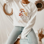 Herfst bladeren en Quote T-shirt