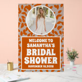 Herfst bladeren Foto Vrijgezellenfeest Welkom Fros Acryl Bord (Huwelijk)