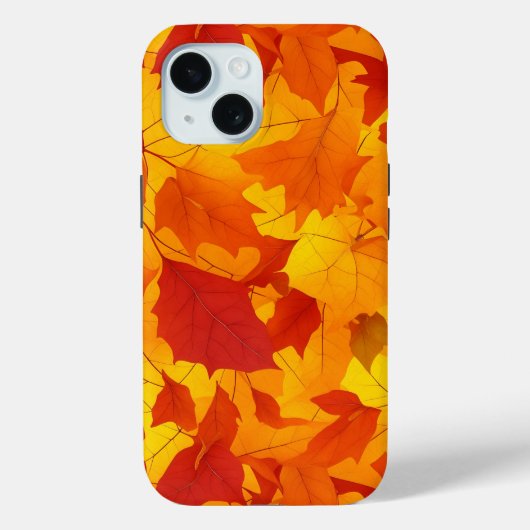 Herfst bladeren gestileerd Case-Mate iPhone case (Achterkant)