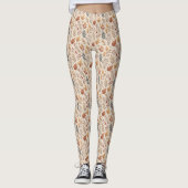 Herfst Bladeren gezellig Leggings (Voorkant)