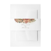 Herfst bladeren glitter bruiloft uitnodigingen wikkel (Voorkant Voorbeeld)