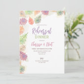 Herfst bladeren hand geschilderd kaart (Staand voorkant)