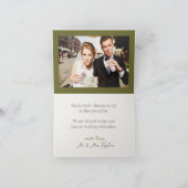 HERFST BLADEREN HERFST BRUILOFT DANK U KAART (Binnen)