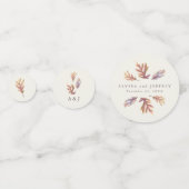 Herfst bladeren herfst bruiloft receptie decor confetti (Voorkanten)