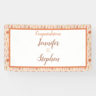 herfst bladeren herfst bruiloft uitnodiging spandoek