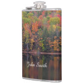 Herfst bladeren Herfst kleur scène Drink kolf Heupfles (Links)