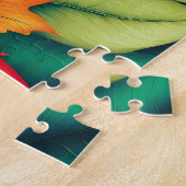 Herfst bladeren kleurrijke bladeren legpuzzel (Zijkant)