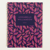 Herfst Bladeren Paars Planner (Voorkant)