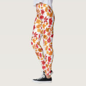 Herfst bladeren patroon 02 Nee BG Leggings (Links)