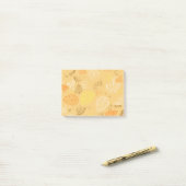 Herfst, Bladeren Patroon 4 Post-it® Notes (Op bureau)