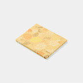 Herfst, Bladeren Patroon 4 Post-it® Notes (Schuin)