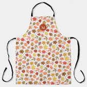 herfst bladeren patroon Ik hou van herfst aangepas Schort (Voorkant)