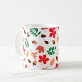 Herfst, bladeren, patroon koffiemok (Voorkant links)