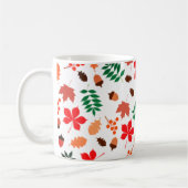 Herfst, bladeren, patroon koffiemok (Links)