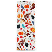 Herfst bladeren patroon wijn geschenkzak cadeautas (Voorkant)