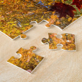 Herfst bladeren puzzel legpuzzel (Zijkant)