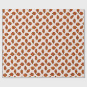 Herfst bladeren rood blad patroon op elke kleur cadeaupapier (Vlak)