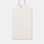 Herfst bladeren terracotta elegante bruiloft welko cadeaulabel (Achterkant)