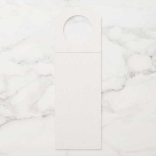 Herfst bladeren Thanksgiving dank u wijn Flessenhanger (Achterkant)