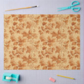 Herfst bladeren thema modern Toile de Jouy patroon Tissuepapier (Craft)