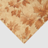 Herfst bladeren thema modern Toile de Jouy patroon Tissuepapier (Detail)