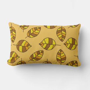 Herfst bladeren verstelbaar geel blad patroon kussen