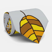 Herfst bladeren verstelbaar geel blad patroon stropdas (Opgerold)