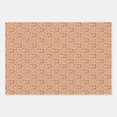 Herfst bladeren warme achtergrond inpakpapier vel (Voorkant 3)