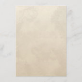 Herfst Bladeren Wildflowers Wedding Details Informatiekaartje (Achterkant)