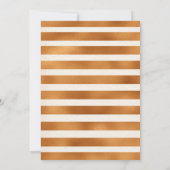 Herfst Bladeren Zonnebloem Herfst Huwelijksuitnodi Kaart (Achterkant)