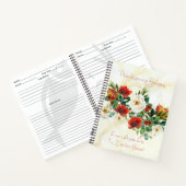 Herfst Bladerwerk en Fruitrecept Notitieboek (Binnen)