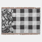 Herfst Bladgroen Herfstbloemen & Bladgroen Plaid Deken (Voorkant)