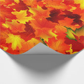 Herfst Bladpatroon inpakpapier (Hoek)