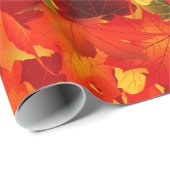 Herfst Bladpatroon inpakpapier (Rol Hoek)