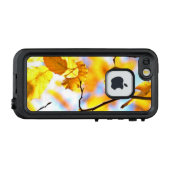 Herfst bladval LifeProof iPhone hoesje (Achterkant (horizontaal))