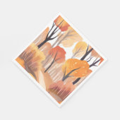 Herfst bladverkleuring servet (Hoek)