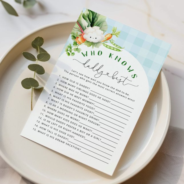 Herfst blauw Wie kent papa beste baby shower spel (Creator heeft geüpload)