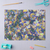 Herfst Blauwe Blauwe Bladeren Tissuepapier (Craft)