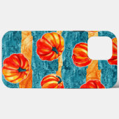 Herfst Blauwe Pompoen iPhone Case Mate (Achterkant (horizontaal))