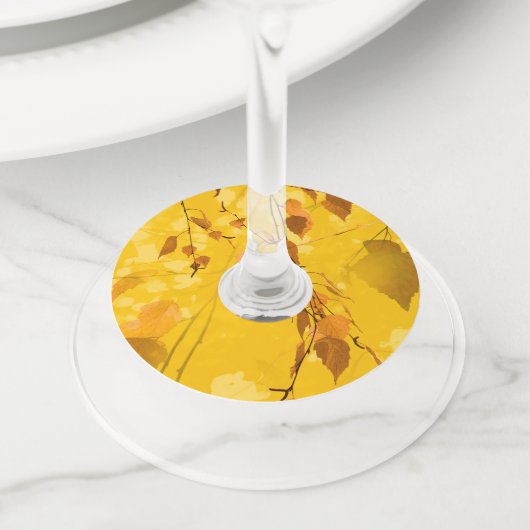 Herfst Blaves 3 Wijnglaslabel (Dichtbij)