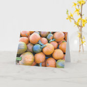 Herfst Blessings Herfst Pumpkins Display Kaart (Gele Bloem)