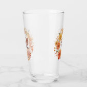 Herfst Blessings - Herfstbladeren en bloemenkrans Glas (Links)