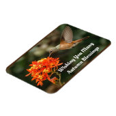 Herfst Blessings Hummingbird Flexible Magnet Magneet (Linkerzijde)