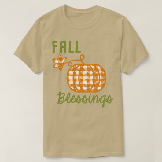 Herfst Blessings T-shirt (Design voorkant)