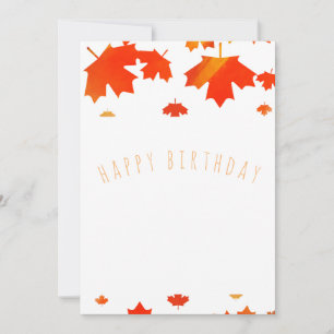 herfst blije verjaardag