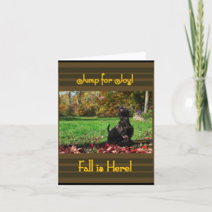 Herfst Bliss Notitiekaartje