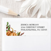 Herfst Bliss Retouradreslabel Etiket (Insitu)